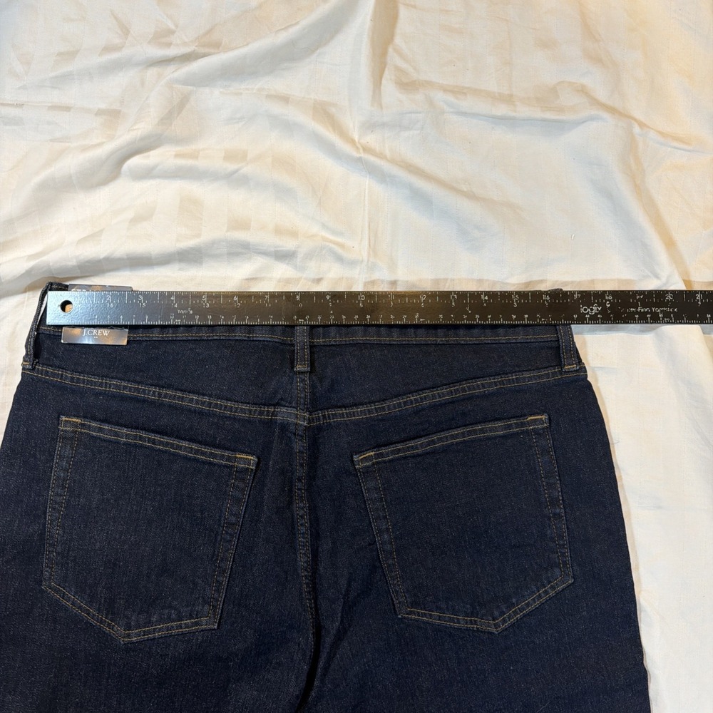 $128 J.Crew Factory Men's Straight-fit Signature Flex Denim Jean W 34 L 32 AY518 - Picture 8 of 16
